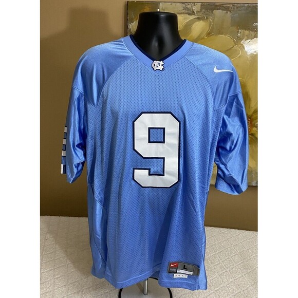 Vintage Nike North Carolina Tar Heels #9 Embroidered Football Jersey Men’s Sz L - Picture 2 of 16